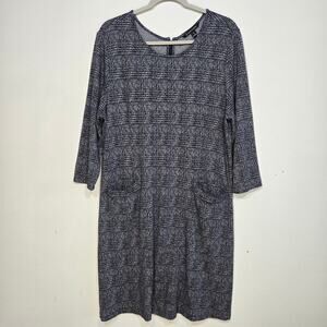 41 Hawthorn Black Aniya Plaid Dress. Size XXL